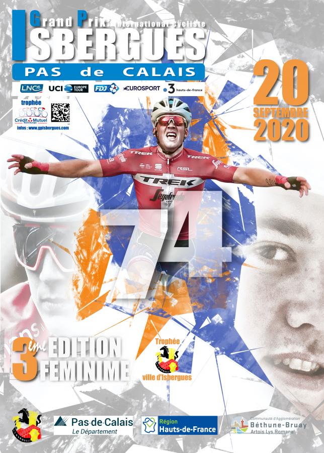 L'affiche du Grand Prix d'Isbergues - Pas de Calais 2020
