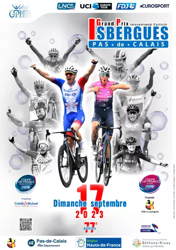 Affiche officielle Grand Prix Isbergues 2023